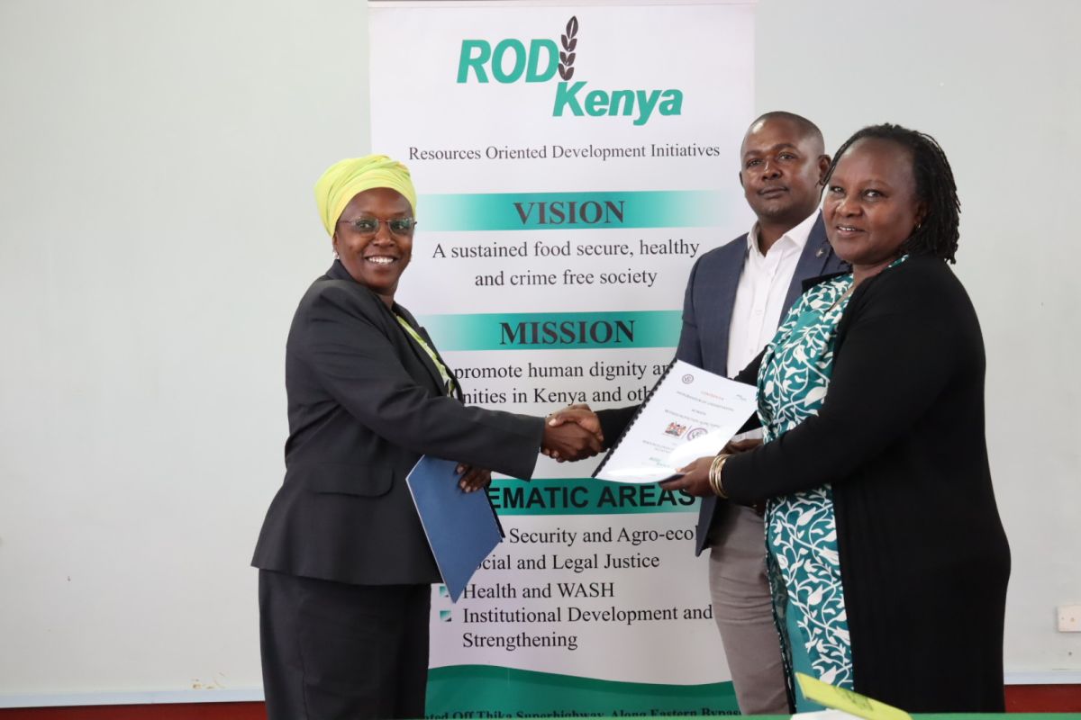 RODI Kenya and Witness Protection Agency Sign Memorandum of Understanding