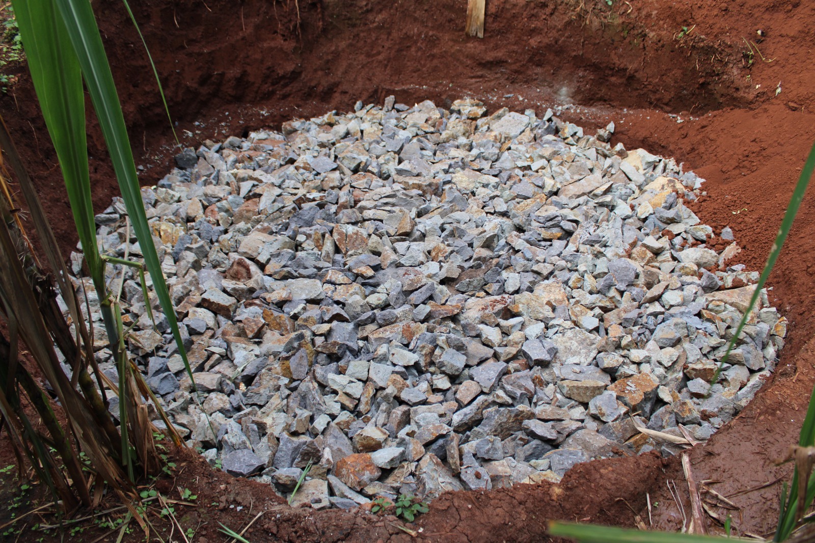 Water tank construction  process  foundation